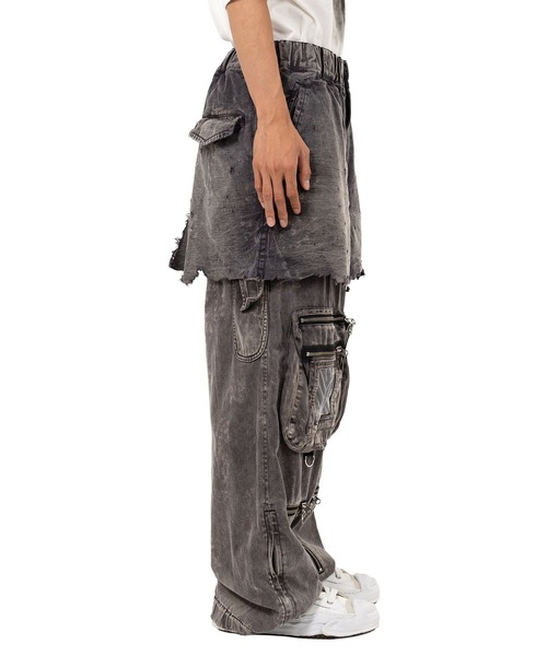 MIHARAYASUHIRO/ミハラヤスヒロ】WAIST LAYERD FLIGHT PANTS（カーゴ