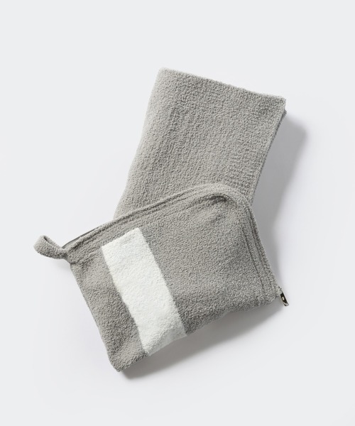 セール】Kashwere THROW MINI IN STRIPED POUCH カシウエア トラベル