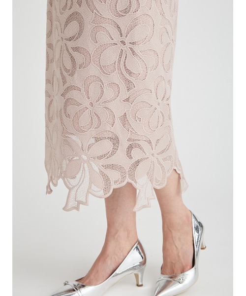 CELFORD（セルフォード）の「リボンレースタイトスカート（スカート