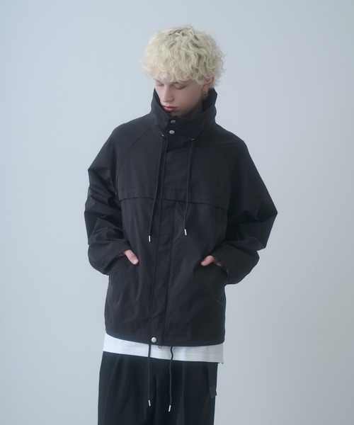 セール】High neck teck blouson - ハイネックテックブルゾン