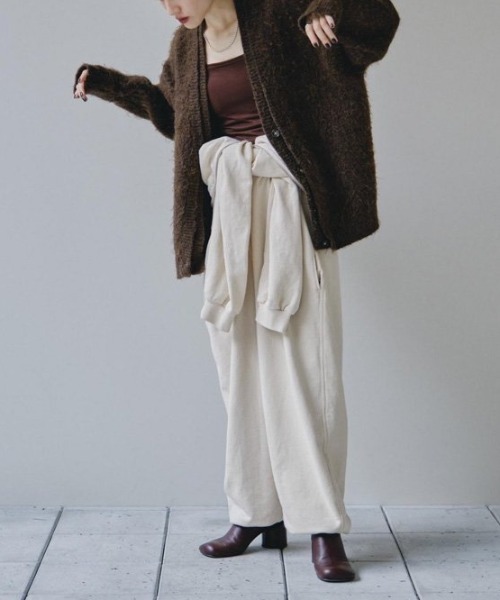 TODAYFUL（トゥデイフル）の「TODAYFUL Brashed Vneck Cardigan