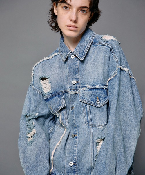 MAISON SPECIAL（メゾンスペシャル）の「Crash Denim Blouson