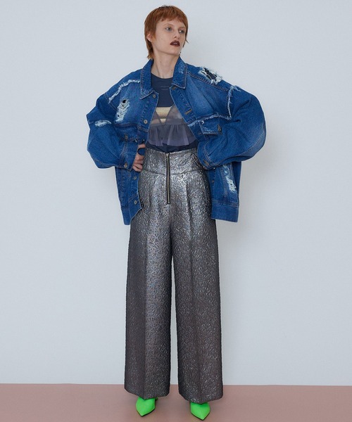 MAISON SPECIAL（メゾンスペシャル）の「Crash Denim Blouson