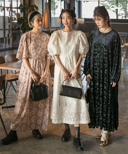 forksy.】【オケージョン対応】シアージャガードワンピース forksy