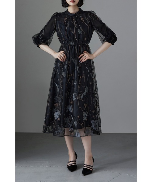 etoll.（エトル）の「刺繍レースワンピースドレス 結婚式（ドレス