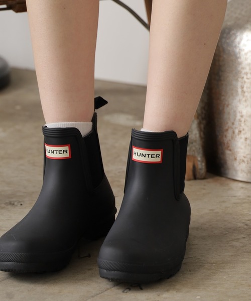 ハンター オリジナル チェルシーブーツ MFS9116 メンズ ブラック28cm