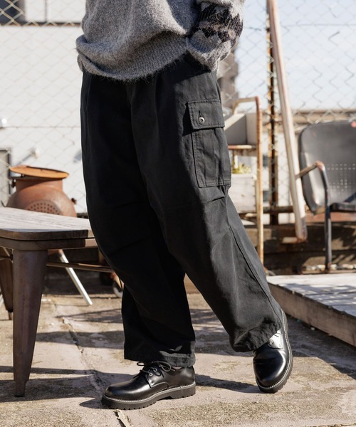 niko and（ニコアンド）の「起毛ツイルカーゴパンツ（カーゴパンツ