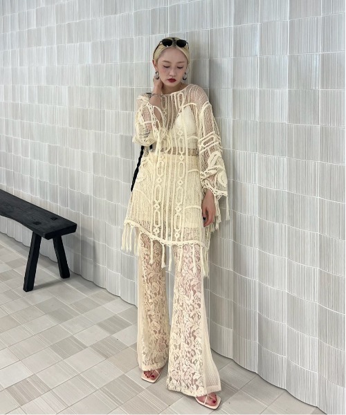 パンツ ameri MEDI LINGERIE LIKE LACE PANTS MEDI LINGERIE LIKE LACE