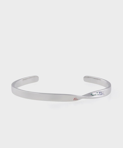 Paul Smith（ポールスミス）の「TWISTED LOGO PLATE BANGLE / 553970
