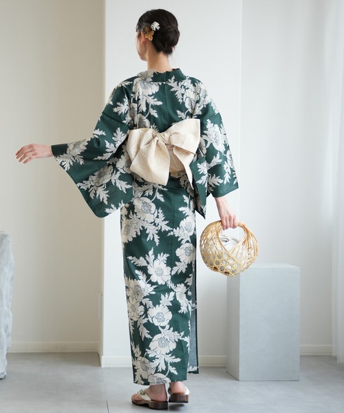 選べる浴衣3点セット utataneオリジナルデザイン 国内染色（浴衣