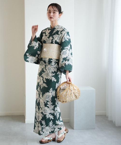 選べる浴衣3点セット utataneオリジナルデザイン 国内染色（浴衣