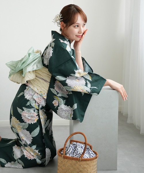 選べる浴衣3点セット utataneオリジナルデザイン 国内染色（浴衣