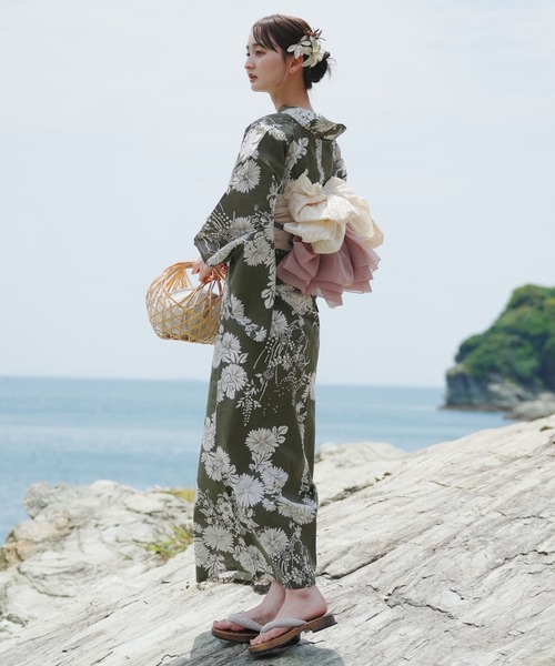 選べる浴衣3点セット utataneオリジナルデザイン 国内染色（浴衣