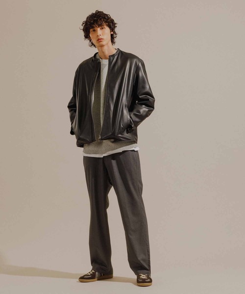 ADAM ET ROPE'（アダムエロペ）の「シープレザー シングルライダース