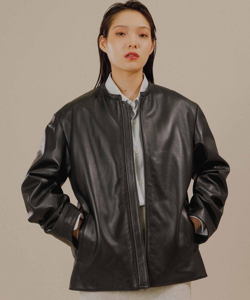 ADAM ET ROPE'（アダムエロペ）の「シープレザー シングルライダース