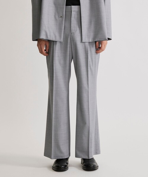 wool mixドレープワイドフレア（スラックス）｜UNITED TOKYO