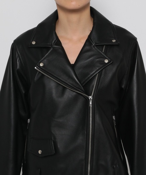 HARE（ハレ）の「レザーライダースジャケット(HARE)（ライダース