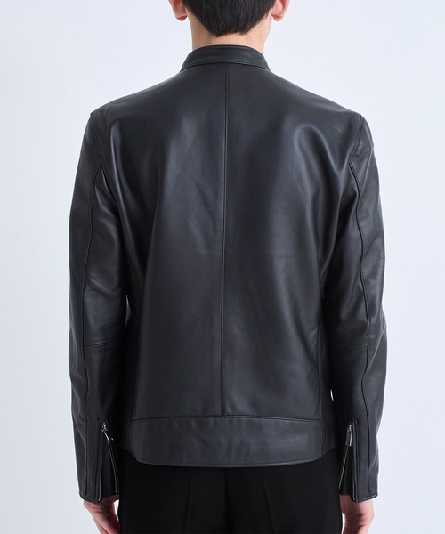 STUDIOUS（ステュディオス）の「ラムレザーシングルライダース