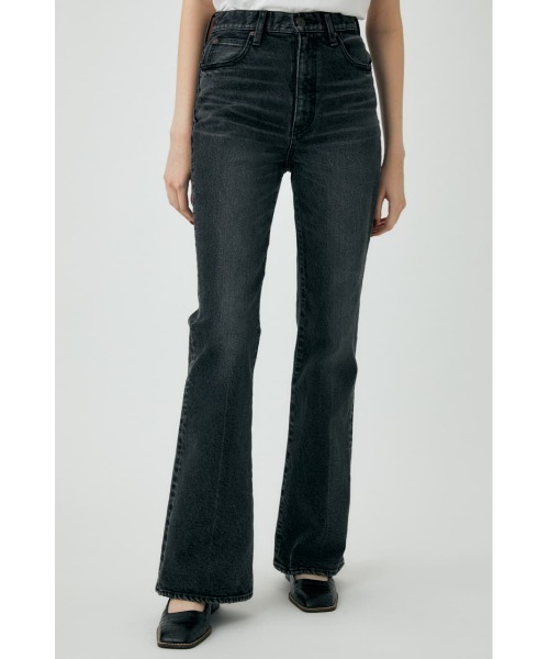 MOUSSY（マウジー）の「MVS BLACK FLARE（デニムパンツ）」 - WEAR