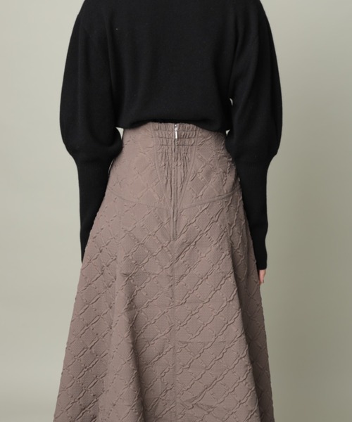 Rirandture（リランドチュール）の「ふくれジャガードフレアスカート