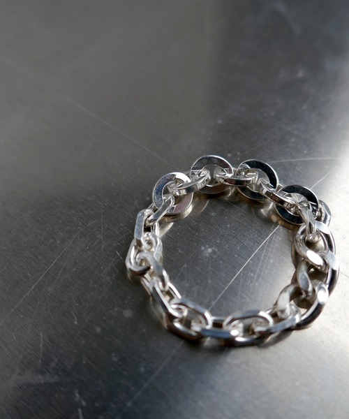 SILVER925シンプルチェーンリング/メンズ/レディース（リング）｜e.m.