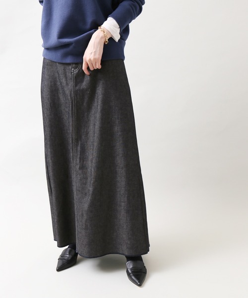 UNION LAUNCH ユニオンランチ UNION LAUNCH 切替デニムスカート