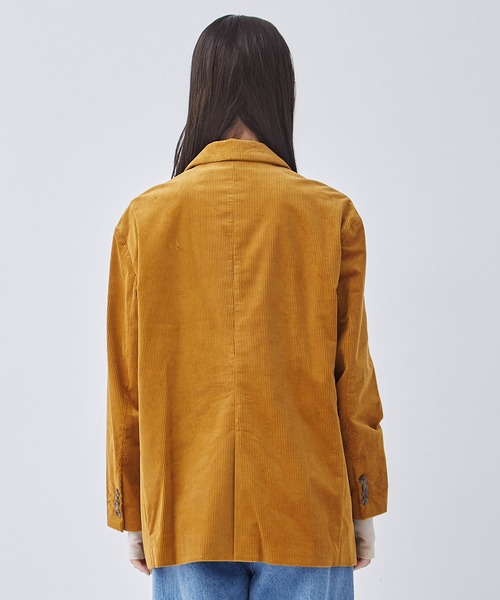 完売間近】コーデュロイオーバージャケット（テーラードジャケット