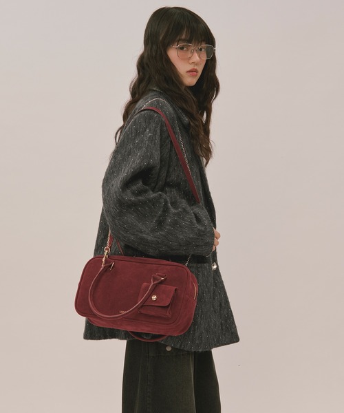 loin nuit（ロワンニュイ）の「mulch way suede bag / マルチウェイ