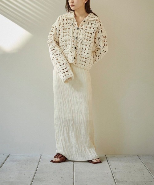 TODAYFUL（トゥデイフル）の「TODAYFUL Crochet Knit Shirts クロシェ