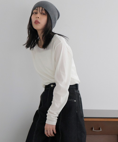 シアーベロアトップス（Tシャツ/カットソー）｜LIAN（リアン）の