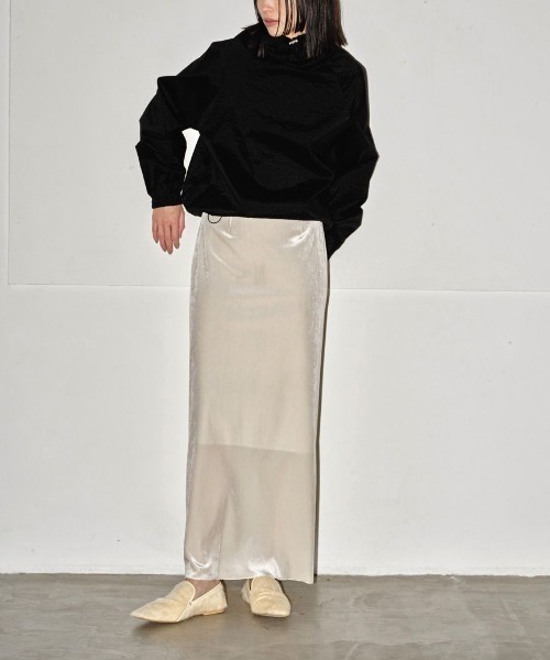 TODAYFUL（トゥデイフル）の「TODAYFUL Pencil Velour Skirt ペンシル