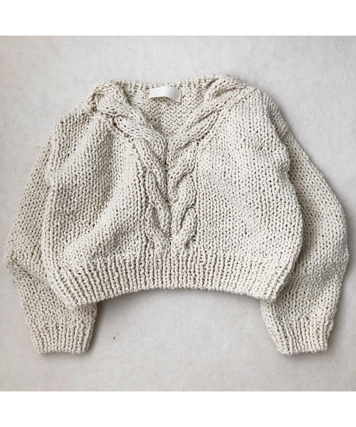 TODAYFUL（トゥデイフル）の「ケーブルハンドニット（ニット/セーター