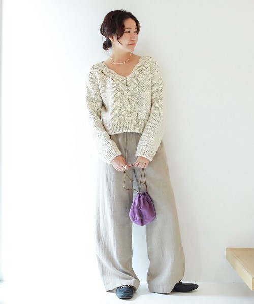 TODAYFUL（トゥデイフル）の「ケーブルハンドニット（ニット/セーター