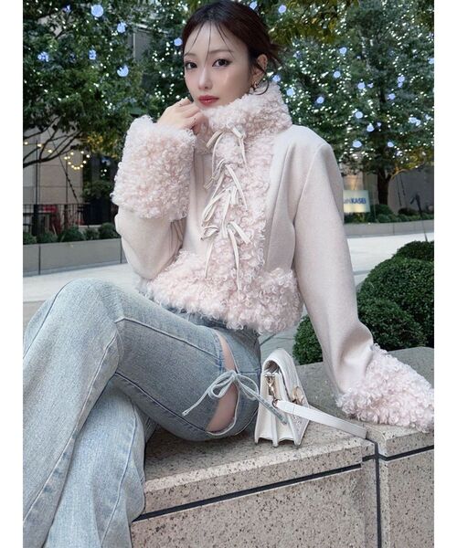 RESEXXY（リゼクシー）の「ポイントフェイクファーブルゾン（ブルゾン