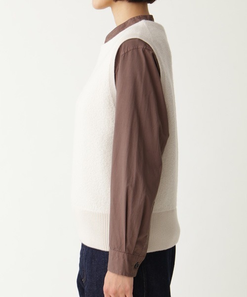 MHL.（エムエイチエル）の「FELTED DRY WOOL（ベスト）」 - WEAR