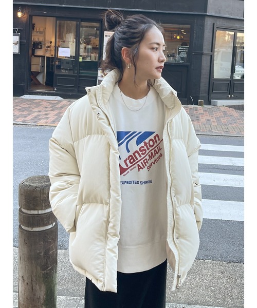 Ungrid（アングリッド）の「ミドル丈ルーズシルエットダウン（ダウン