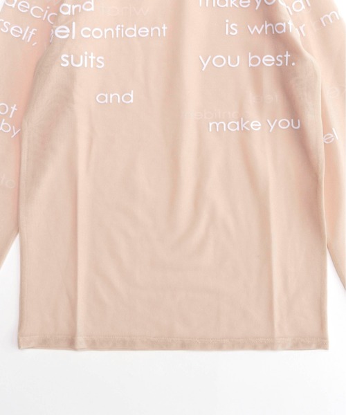 MAISON SPECIAL（メゾンスペシャル）の「Flocky Print Sheer Turtle