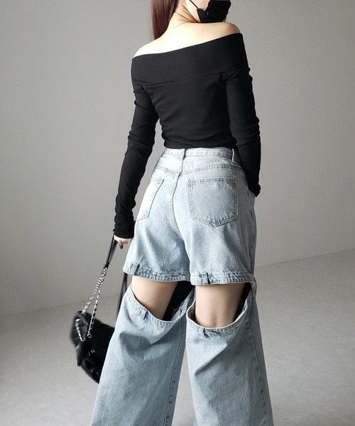 セール】【 選べる3サイズ 】バックオープンカットアウトウォッシュ