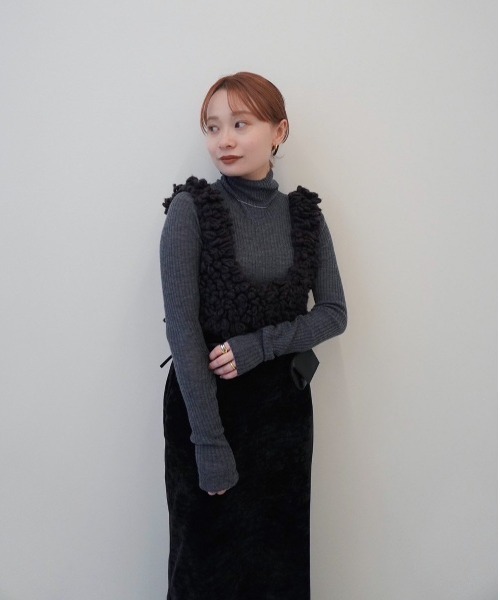 anuke（アンヌーク）の「Loop Knit Vest（ベスト）」 - WEAR