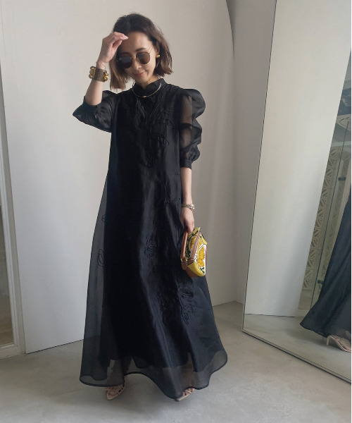 Ameri（アメリ）の「MEDI FOREST EMBROIDERY DRESS（ワンピース）」 - WEAR