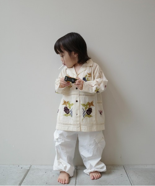 Embroidery Patchwork Shirts（KIDS）（シャツ/ブラウス）｜TODAYFUL