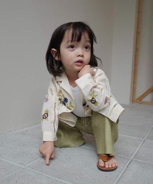 Embroidery Patchwork Shirts（KIDS）（シャツ/ブラウス）｜TODAYFUL