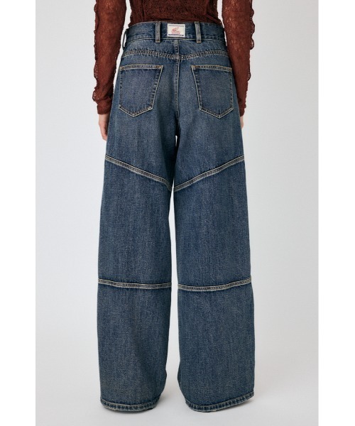 MOUSSY（マウジー）の「HONDA DENIM WIDE BAGGY（デニムパンツ）」 - WEAR