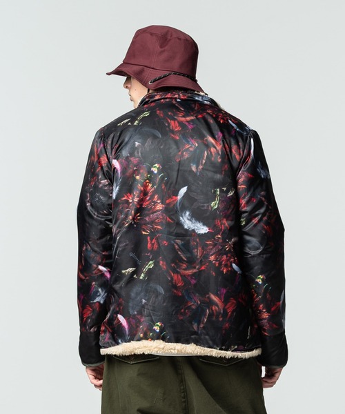 glamb（グラム）の「Reversible boa China JKT / リバーシブルボア