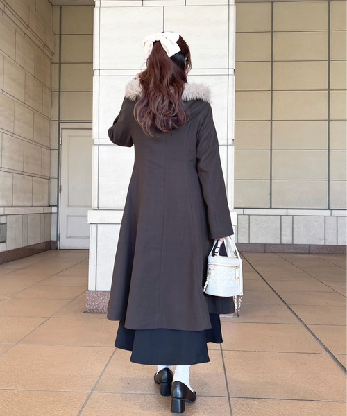 セール】フェイクファーダッフルコート【ZOZOTOWN限定アイテム