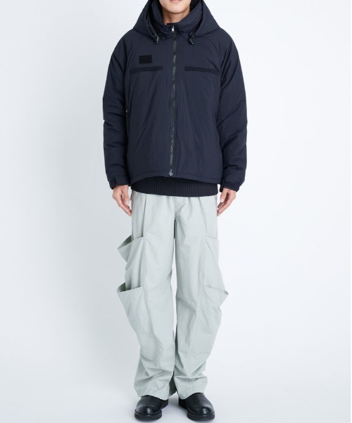 SOSHIOTSUKI/ソウシオオツキ】WIDE NECK SHELL JACKET（ダウン