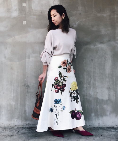 Ameri（アメリ）の「ANGIE SWITCH FLARE SKIRT（スカート）」 - WEAR