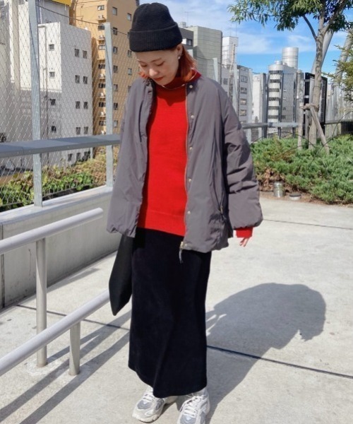 フレンチダックダウンサイドジップジャケット（ダウンジャケット