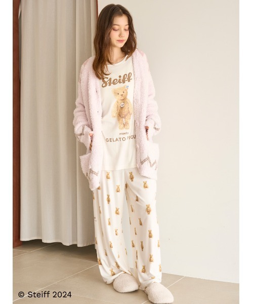 gelato pique（ジェラートピケ）の「【Steiff】James柄ロングパンツ