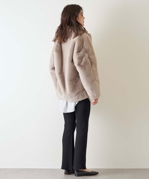 Whim Gazette（ウィムガゼット）の「【WEB限定】フェイクファー